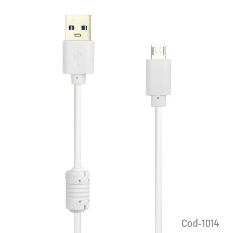 Cable USB Micro 5 Pin Con Filtro Grueso 150Cm. 2 Colores. En Caja por mayor - Electronica por mayor