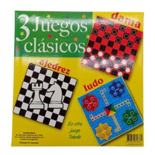 3 JUEGOS CLASICOS por mayor - Jugueteria por mayor