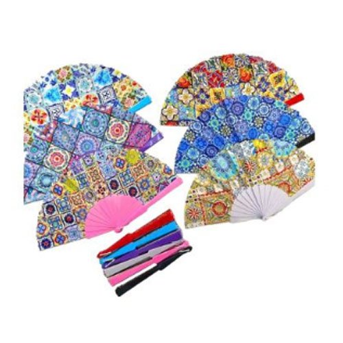 ABANICO PLEGABLE SEDA por mayor - Belleza por mayor
