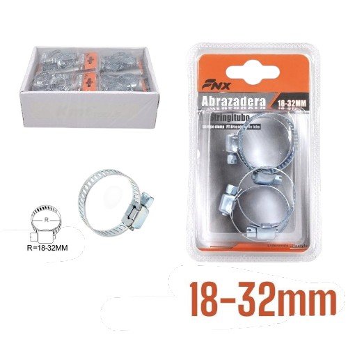 Abrazaderas de Metal para Tubo 18-32MM por mayor en Chile