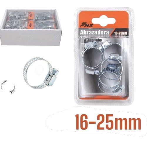 Abrazaderas Metálicas para Tubo 16-25MM por mayor en Chile