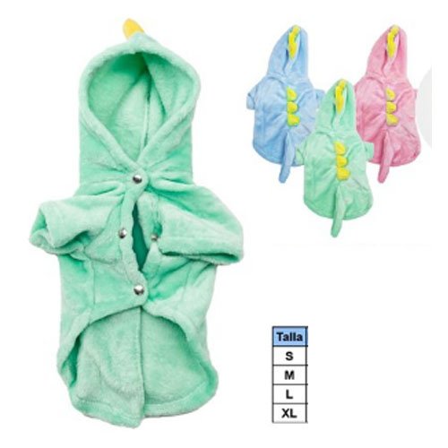 ABRIGO DINOSAURIO por mayor Mascotas por mayor