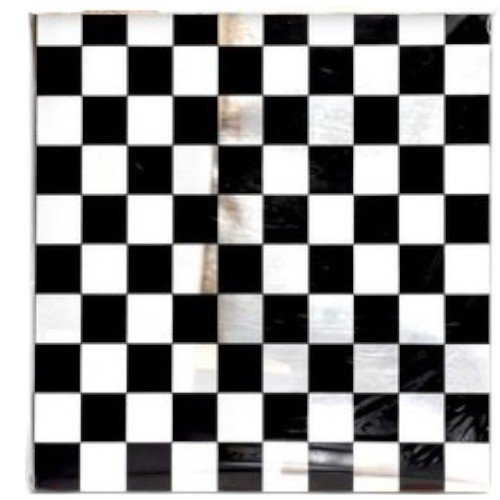 Adhesivo de Pared Acrílico Tipo Espejo con Patrón de Cuadrícula Clásica 30x30cm por mayor - Hogar por mayor