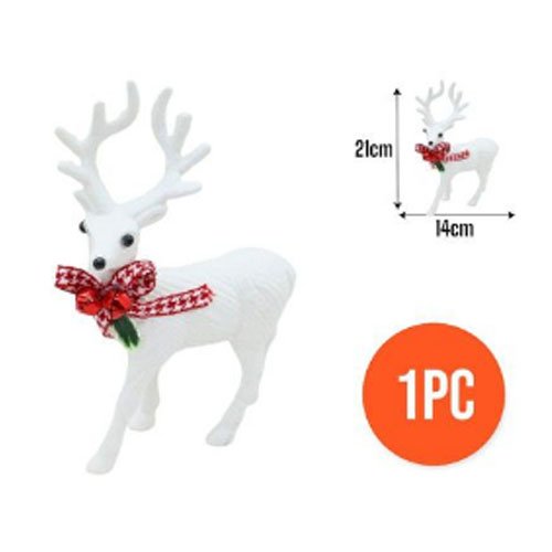 ALCE NAVIDEÑO BLANCO por mayor - Navidad por mayor