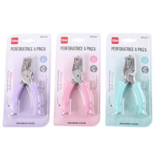 Alicate Perforadora Manual de un Agujero con Agarre de Silicona por mayor - Útiles Escolares por mayor