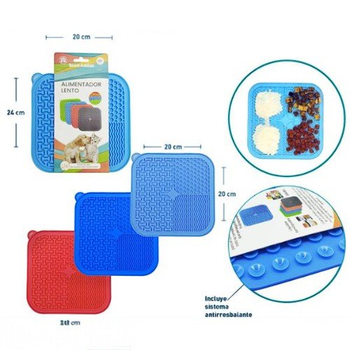 Alimentador lento cuadrado por mayor - Mascotas por mayor