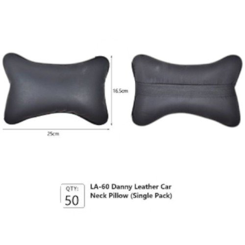 Almohada de Cuero Danny para Cuello de Coche - Soporte Ergonómico Premium por mayor Electrónica por mayor