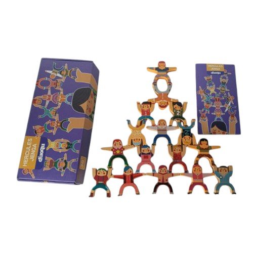 Altura de la pila personas de madera (bloques) por mayor - Jugueteria por mayor