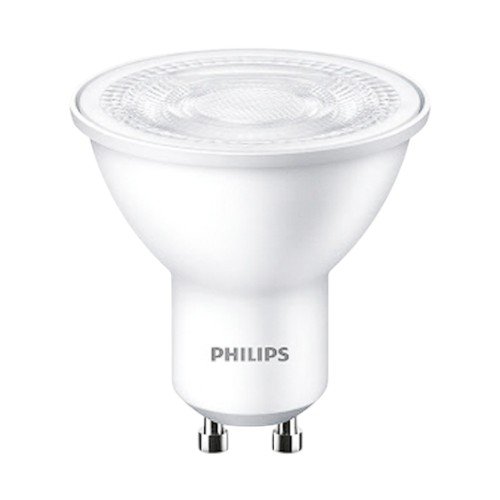 Ampolleta Led Philips Gu10 Luz Calida 4.7 Watt Equivalente A 50 Watt, 2700K, 220V, Certificada por mayor - Electrónica por mayor