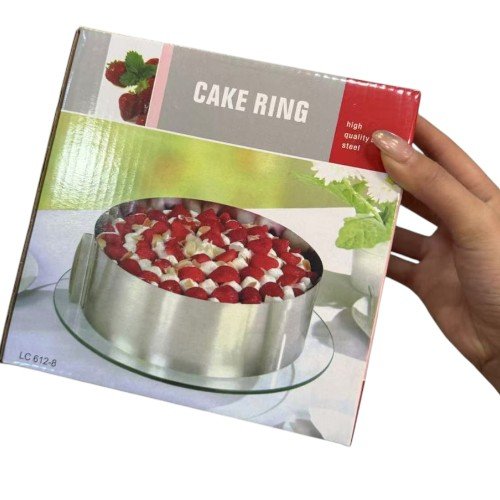 Anillo Molde Ajustable de Acero Inoxidable para Pasteles por mayor - Hogar por mayor