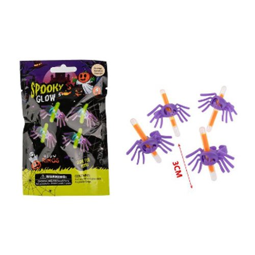 ANILLOS ARAÑAS LUMINOSOS por mayor - Halloween por mayor