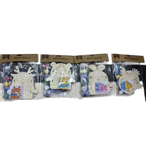 Animales de Madera para Pintar por mayor - Útiles Escolares por mayor