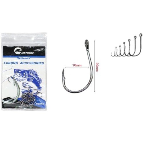 Anzuelos de Pesca de Alta Resistencia Tamaño No. 12 por mayor - Hogar por mayor