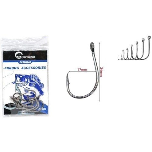 Anzuelos Profesionales de Alta Resistencia No. 6/0 para Pesca de Gran Arrastre por mayor - Hogar por mayor