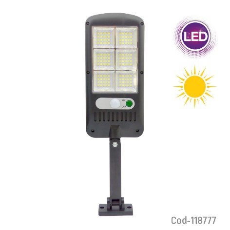 Aplique Solar 120 LED Con Sensor De Movimiento Y Brazo, JY-120 por mayor Electrónica por mayor
