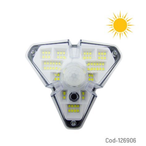 Aplique Solar LED Mini Mod GL-68, Triangular, Con Sensor. En Caja. por mayor Electronica por mayor