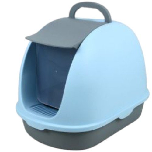 Arenero Sanitario Cerrado con Apertura Frontal Abatible y Asa de Transporte por mayor - Mascotas por mayor