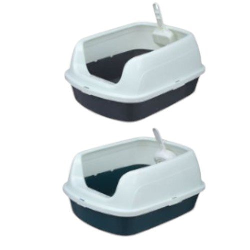 Arenero Sanitario de Gran Capacidad con Marco Desmontable y Pala de Limpieza por mayor - Mascotas por mayor