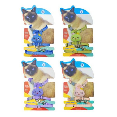 Arnes+correa para gato 1,0 - TALLA S - Compras Aqui
