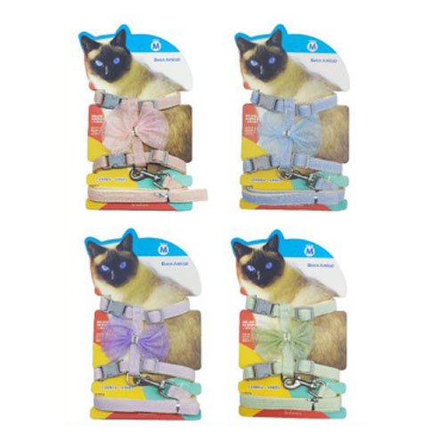 Arnes+correa para gato 1,5 - TALLA M - Compras Aqui