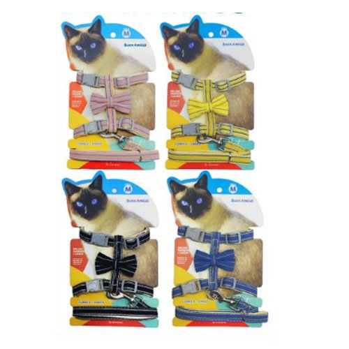 Arnes+correa para gato 1,5 - TALLA M - Compras Aqui