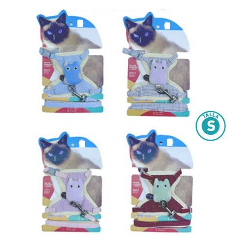 Arnes+correa para gato - TALLA S - Compras Aqui