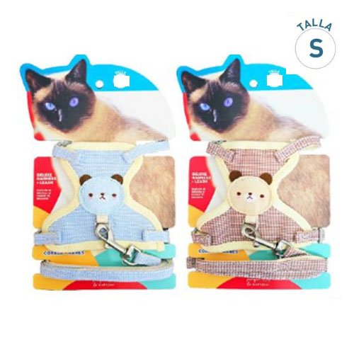 Arnes+correa para gato - TALLA S - Compras Aqui