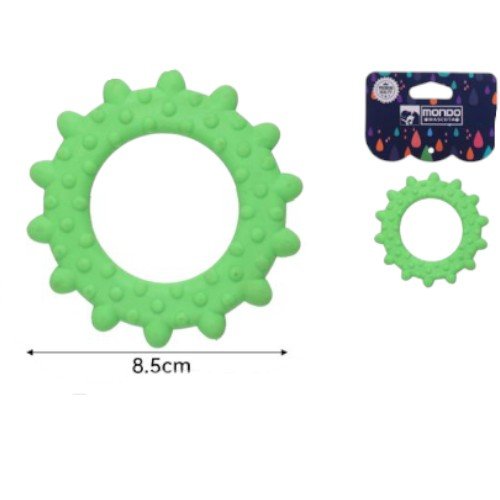 Aro de Goma Flexible con Púas de Relieve para Masaje Dental de Mascotas por mayor Mascotas por mayor