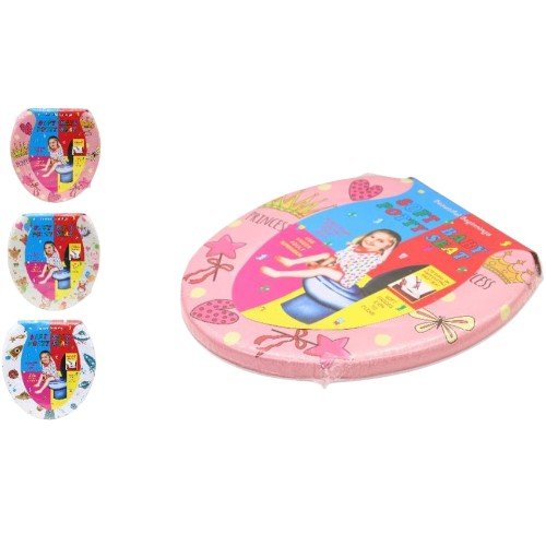Asiento de Inodoro Acolchado para Entrenamiento Infantil con Diseños Coloridos y Textura Suave por mayor - Hogar por mayor