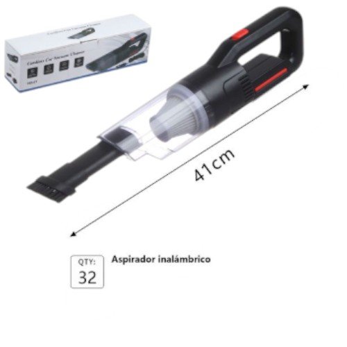 Aspiradora Inalámbrica de Mano de 41cm con Batería Recargable y Diseño Ergonómico por mayor - Electrónica por mayor