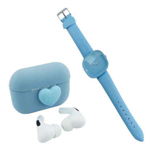 Audifono mas reloj analogo modelo k46 para niños y variedad de colores. 6 cm x 4.6 cm x 3.5 cm por mayor en Chile
