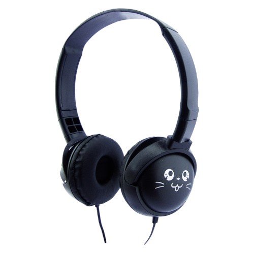 Audifono Para Niño Con Cable Modelo Gato J-18 Con Microfono. 15.5 cm x 18 cm x 4 cm por mayor en Chile