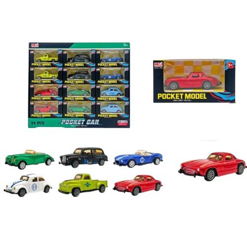 Autitos de Colección Metálicos Escala 1:55 Modelos Clásicos y Deportivos por mayor - Jugueteria por mayor