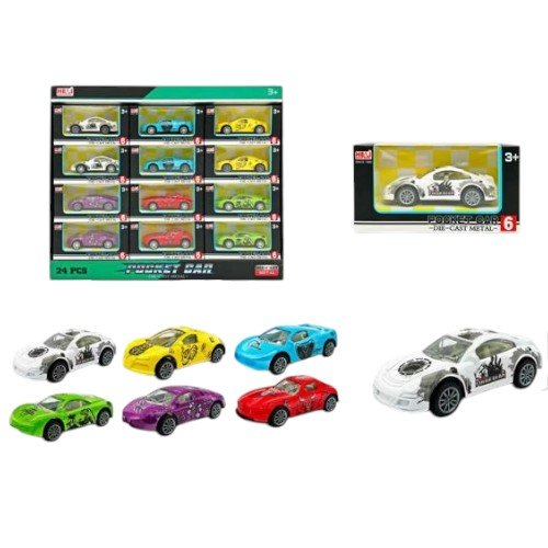Autos Superdeportivos de Aleación Metálica Escala 1:55 con Diseños Gráficos por mayor - Jugueteria por mayor