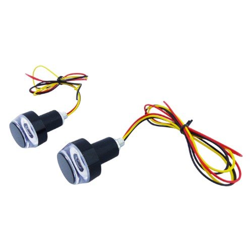 Balancin/Intermitente Para Manubrio De Moto, 6 LED Duo Color, El Par por mayor Electrónica por mayor