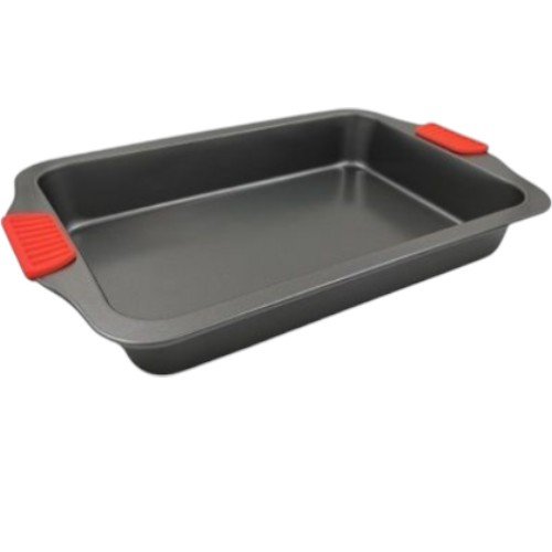 Bandeja de Horno Rectangular Antiadherente con Asas de Silicona Térmica por mayor Hogar por mayor