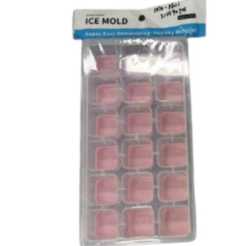 Bandeja para cubos de hielo con 18 espacios y base flexible - 1PZA - Compras Aqui