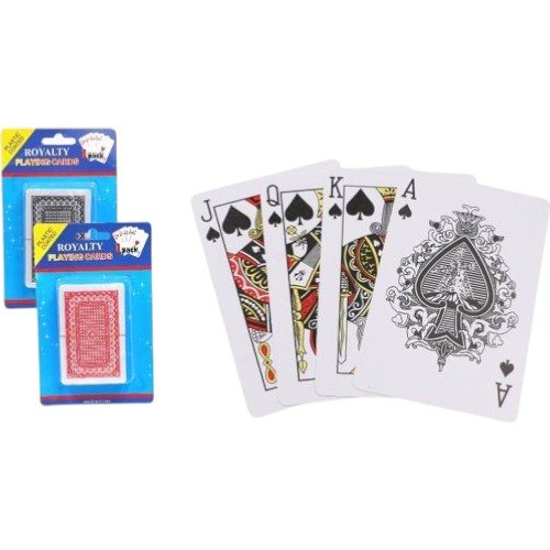 Baraja de Cartas Inglesas Plastificadas en Blister por mayor - Jugueteria por mayor