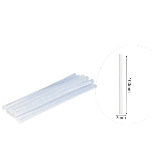 Barras de Silicona Delgadas 7x100mm para Manualidades y Reparaciones por mayor - Útiles Escolares por mayor