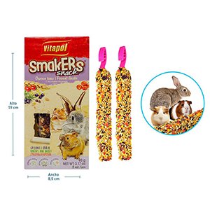 Barritas de snacks para conejos por mayor - Mascotas por mayor