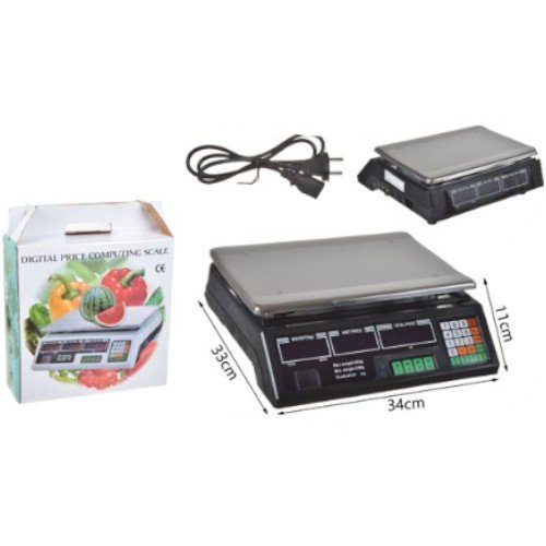 Báscula Digital de Mesa para Pesaje Comercial - Cálculo de Precios y Pantalla LCD Doble por mayor Electrónica por mayor