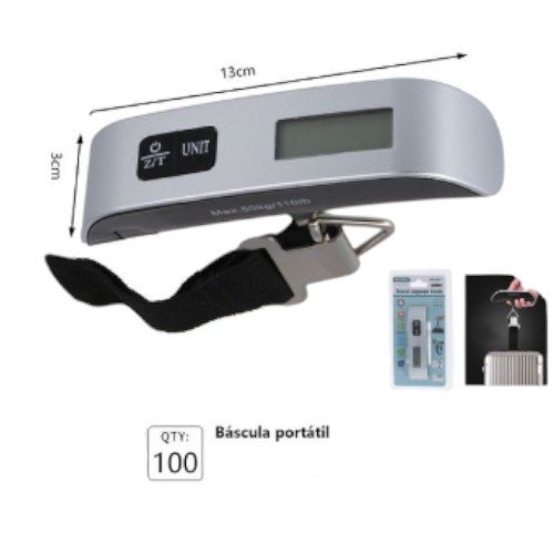 Báscula Digital Portátil para Maletas - Alta Precisión y Capacidad de 50 kg por mayor Electrónica por mayor
