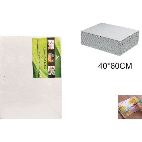 Bastidor de Tela Entelado sobre Cartón Rígido 40x60 cm por mayor - Útiles Escolares por mayor