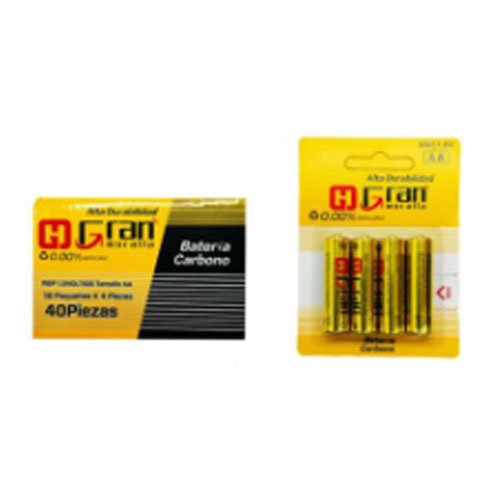 BATERIA DE CARBONO DOBLE A por mayor Electrónica por mayor