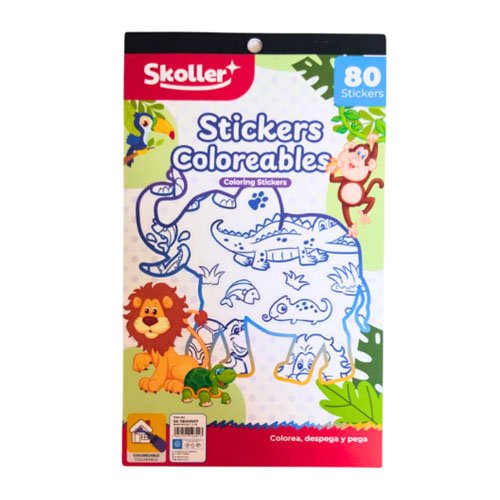 Block de stickers coloreable 1 PZA por mayor en Chile