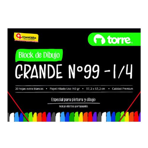 BLOCK DIBUJO GRANDE #99 por mayor Útiles Escolares por mayor