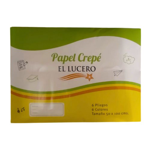 BLOCK PAPEL CREPE por mayor Útiles Escolares por mayor