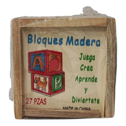 BLOQUES DE MADERA por mayor - Jugueteria por mayor