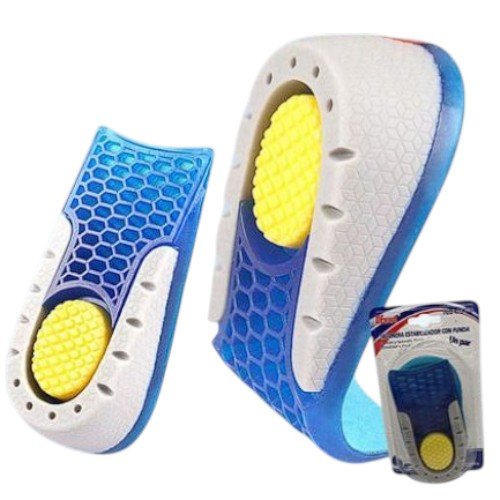 Blue Grid Talón Elevada por mayor - Plantillas por mayor