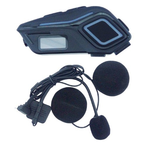 Bluetooth Para Casco Modelo K08 Con Pantalla LCD Y Radio FM, Recargable. por mayor Electrónica por mayor